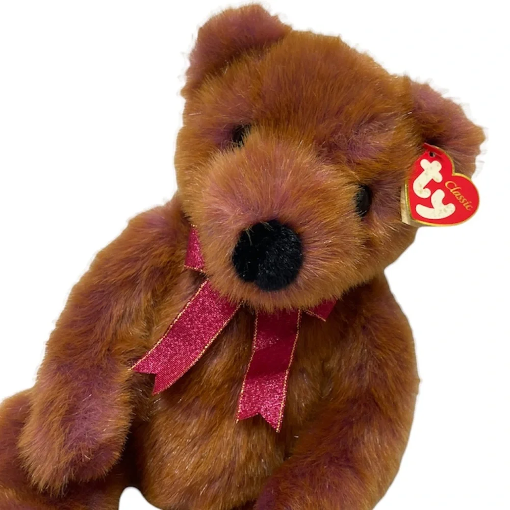 Vintage Brown Bear 90s Y2K TY Classic 1999 Taffybeary Rare Vintage Toys